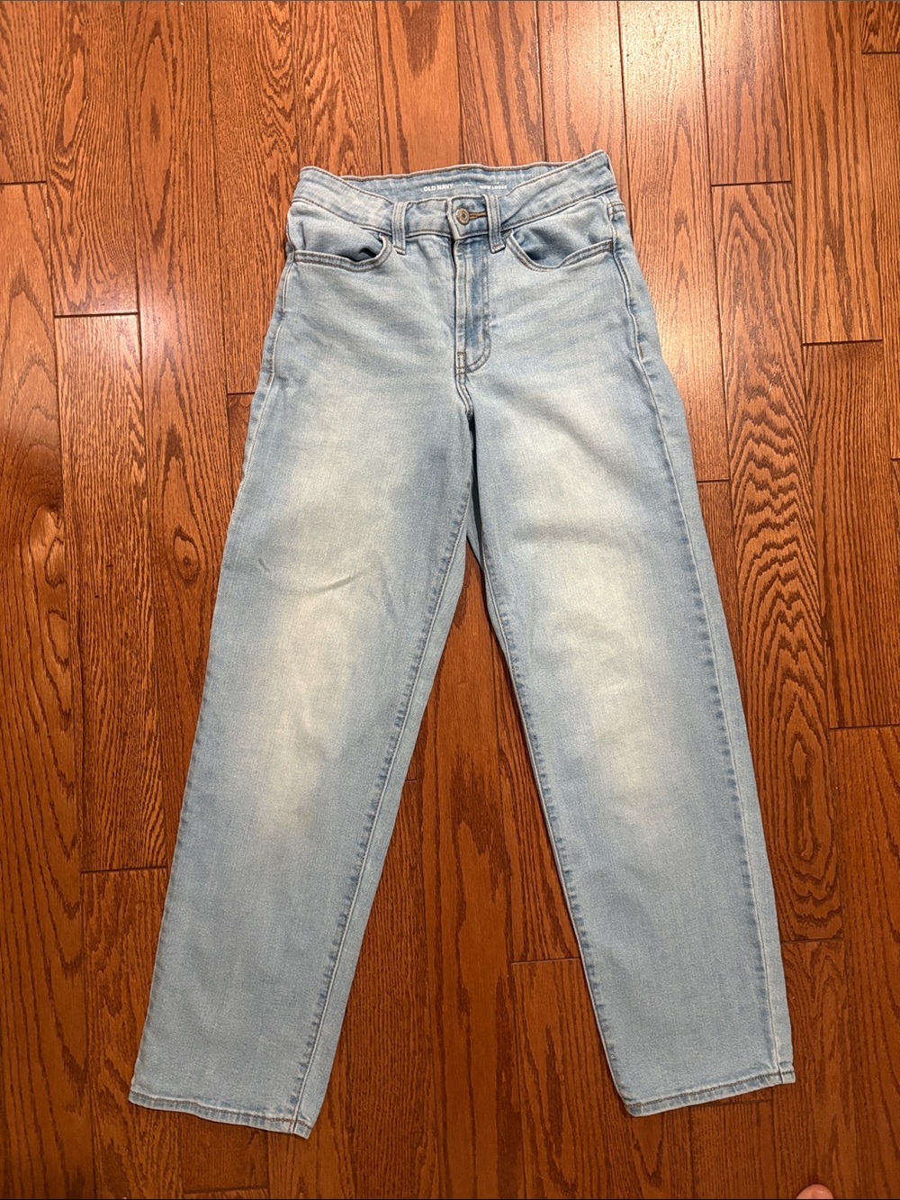 Old Navy Short High Rise Wow Loose Light Wash Jeans size 0